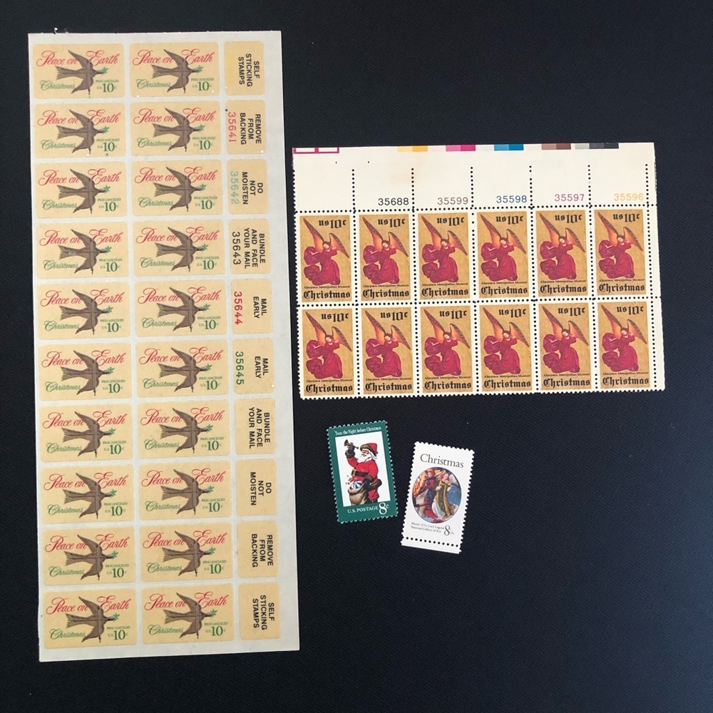 Vintage Christmas Stamps
